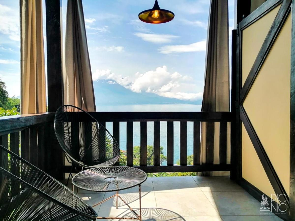 El Picnic Atitlan Hotel Tzununa ภายนอก รูปภาพ
