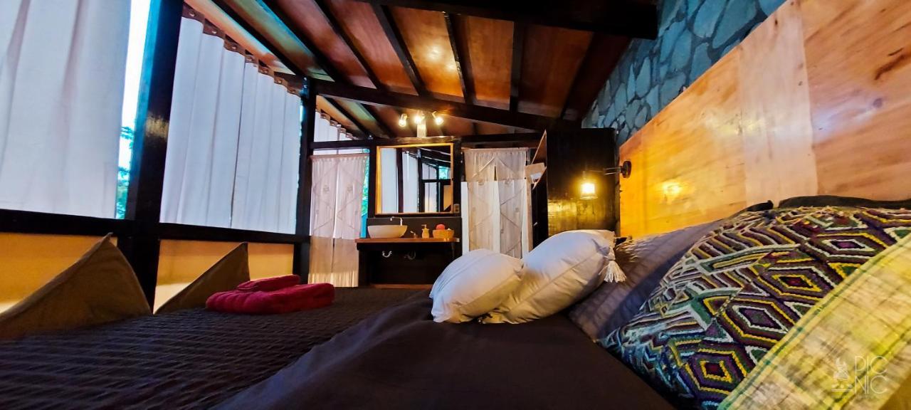El Picnic Atitlan Hotel Tzununa ภายนอก รูปภาพ