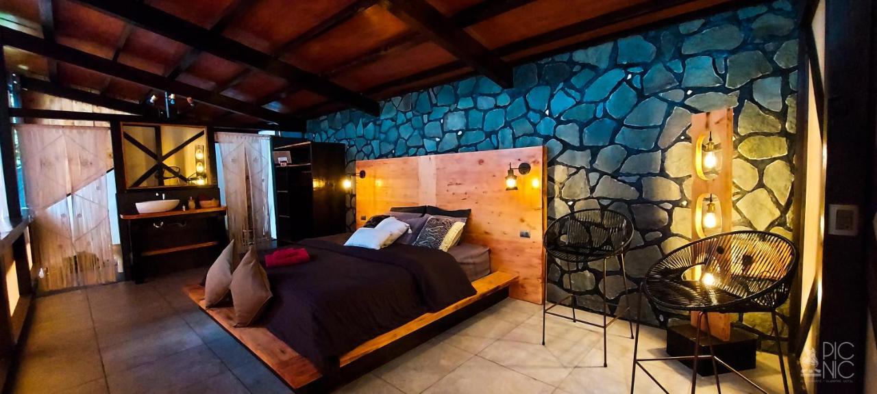 El Picnic Atitlan Hotel Tzununa ภายนอก รูปภาพ