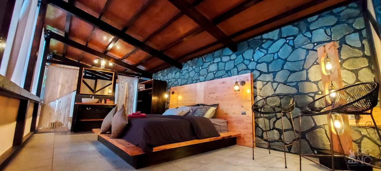 El Picnic Atitlan Hotel Tzununa ภายนอก รูปภาพ