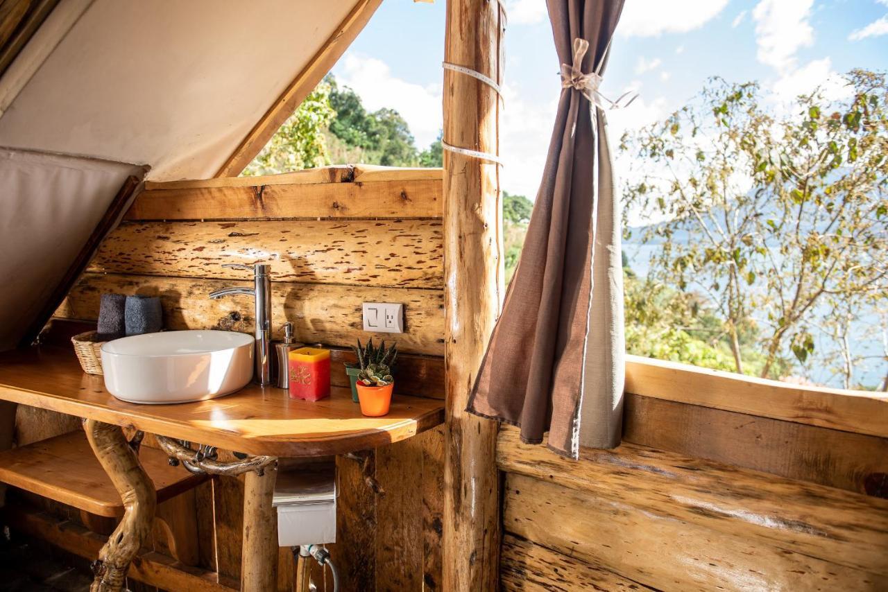 El Picnic Atitlan Hotel Tzununa ภายนอก รูปภาพ